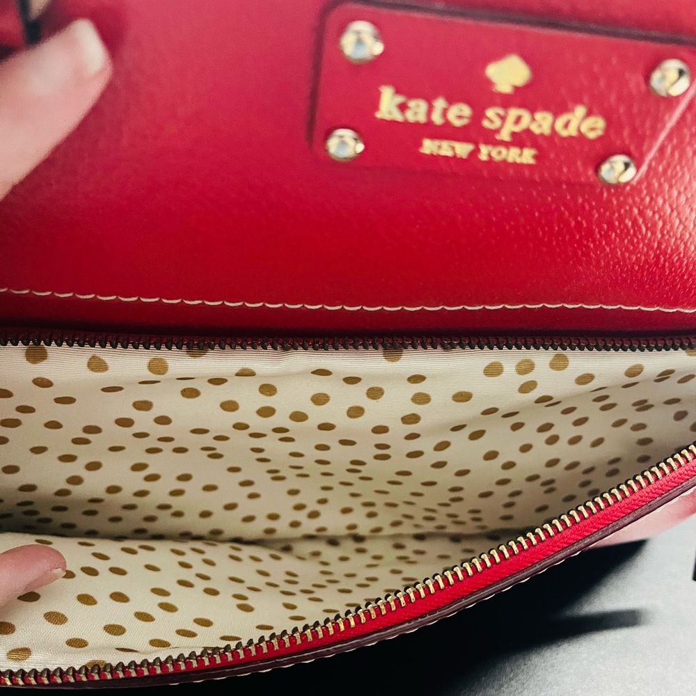 Kate Spade Vibrant Red Satchel - NWOT - Picture 10 of 16